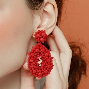 Chic Beaded Boho Drop Earrings